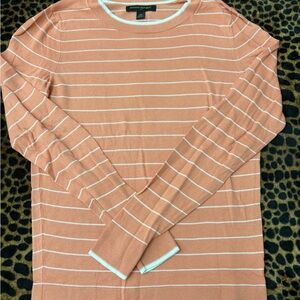 Banana Republic Womens Striped Sweater - Pink
